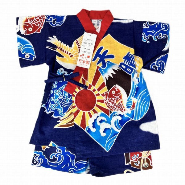 [Pre-Order] Made in Japan Jinbei Set: Treasure Ship 2-Piece Set (Tsumugi Cotton) (Save 50% in January)