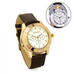 USB Charging Quartz leather Watch for Men