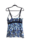UNBRANDED Women Tankinis Regular fit in Blue - 2XL