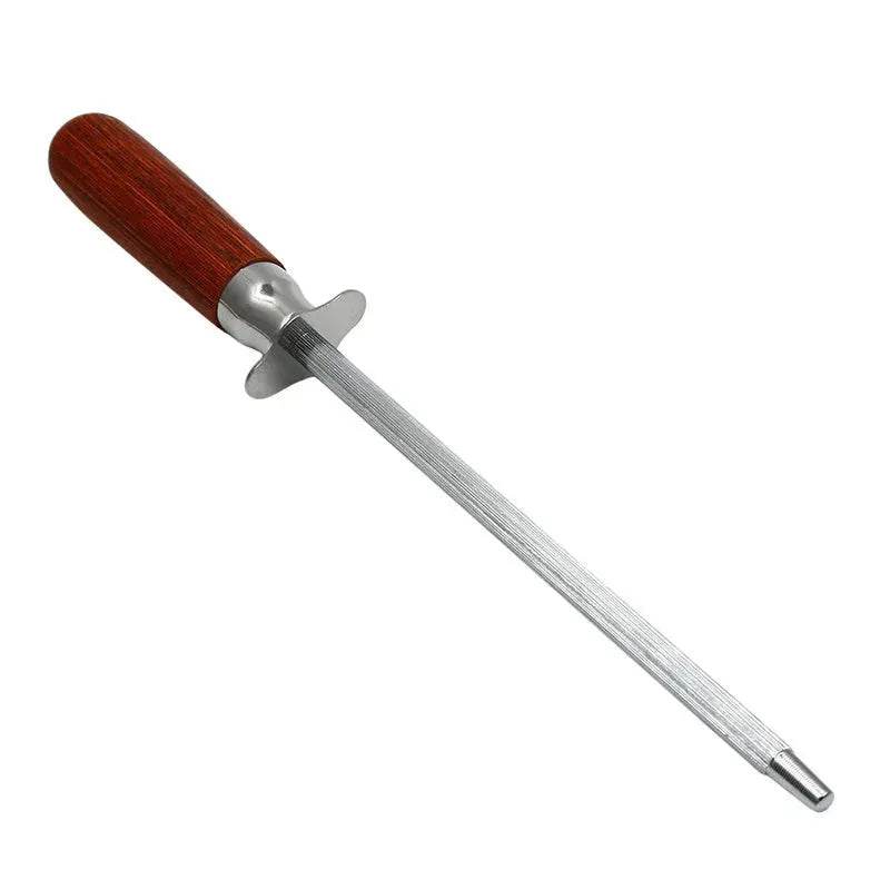 Stainless steel honing rod Household kitchen knife sharpener stick