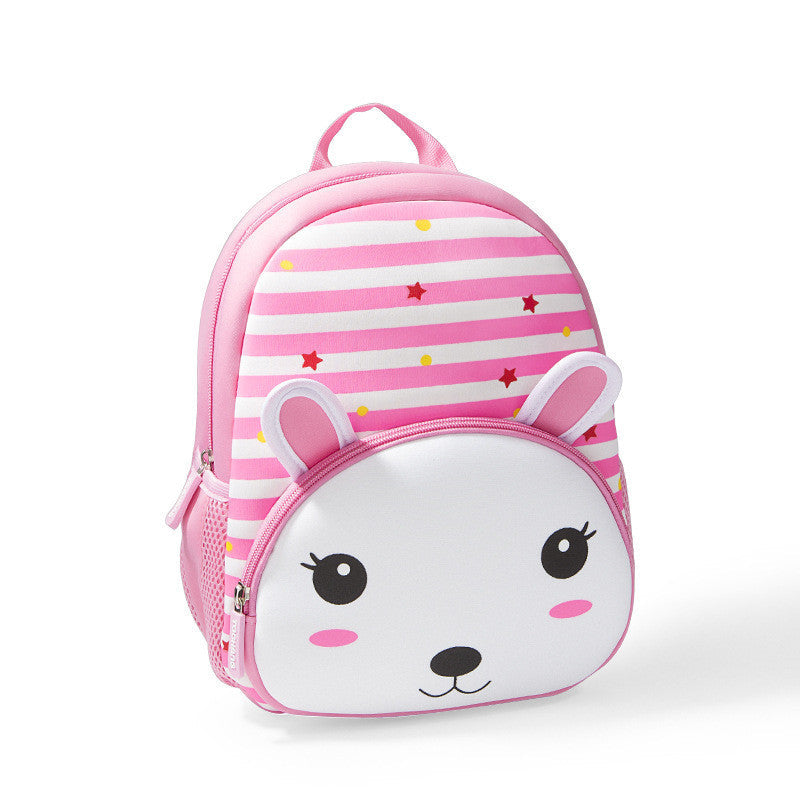 Zoo Cartoon Animal School Bag for Kids – Cute 3D Backpack (Lion, Tiger, Whale & More)