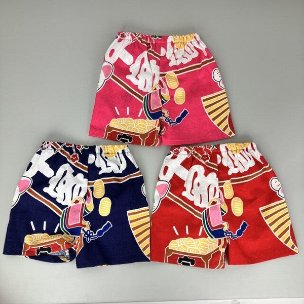 [Pre-Order] Made in Japan Jinbei Set: Lucky Cat 2-Piece Set (Panel Print) (Save 50% in January)