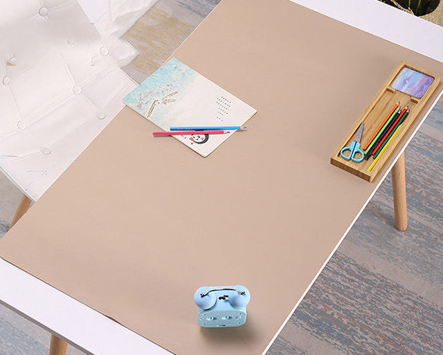 Oversized Desk Pad & Mouse Pad – Dual-Colour PU Leather, Multiple Sizes & Colours