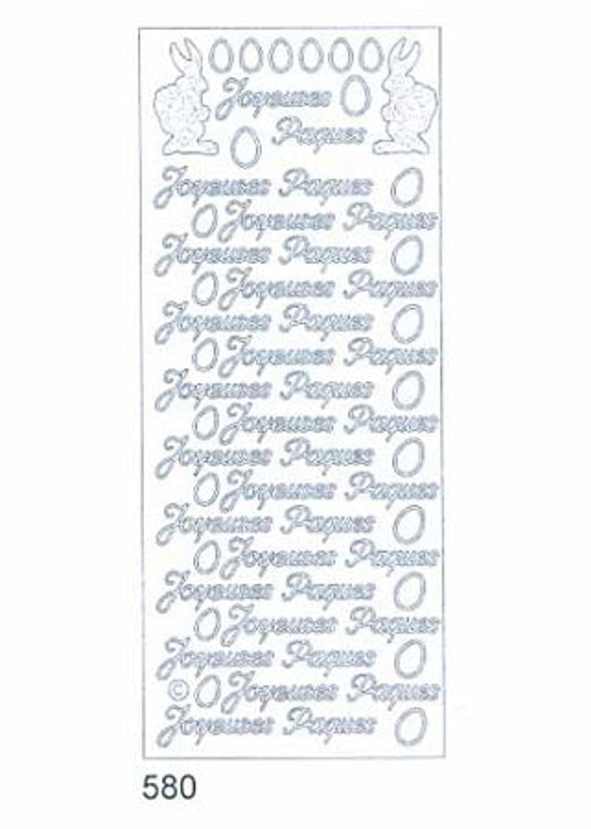 Deco Stickers - Joyeuses Paques with Bunnies