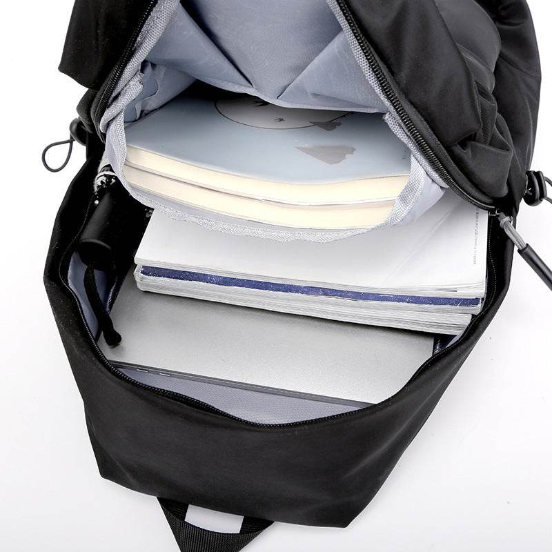 Plain Oxford Nylon Water resistant Backpack for Teens