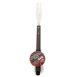 TableCraft Wood Handle Grilling 2-Tined Fork with Soft Grip