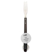TableCraft Wood Handle Grilling 2-Tined Fork with Soft Grip