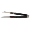 TableCraft Wooden Handle Grilling Tongs With Black Soft Grip
