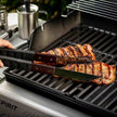 TableCraft Wooden Handle Grilling Tongs With Black Soft Grip