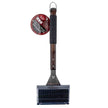 TableCraft Wooden Handle Wide Grill Brush with Black Soft Grip