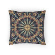 Geometric Mandala Woven Pillow | Boho Mosaic Throw Cushion