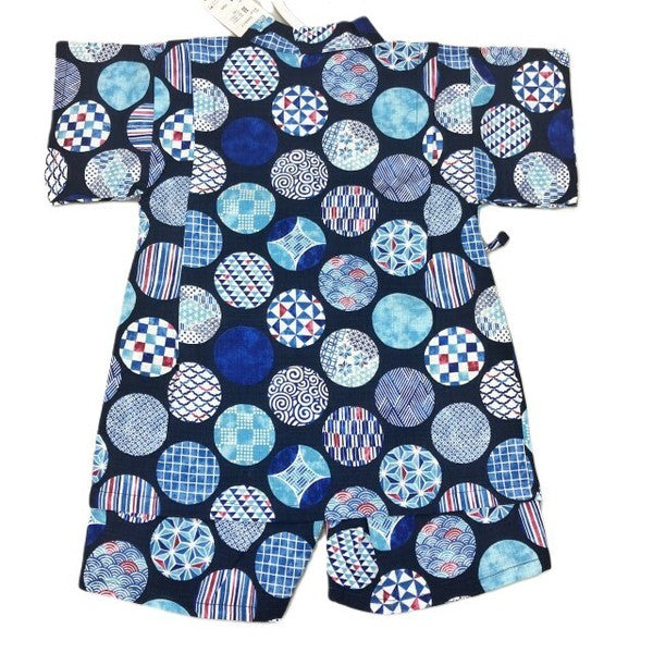 [Pre-Order] Made in Japan Jinbei Set: Traditional Pattern 2-Piece Set (Tsumugi Cotton) (Save 50% in January)