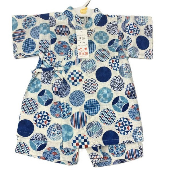 [Pre-Order] Made in Japan Jinbei Set: Traditional Pattern 2-Piece Set (Tsumugi Cotton) (Save 50% in January)