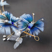 Bridal Wedding Hair Accessories Flower Headband Blue