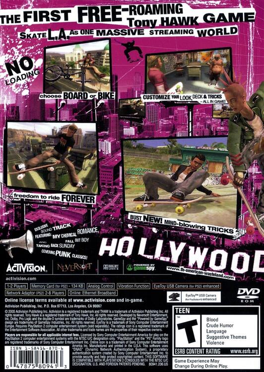 Tony Hawk's American Wasteland (usagé)