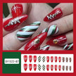 24pcs Christmas False Nail Decal stickers
