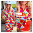 2026 “Elmay” Floral Print Par Tee Golf Dress