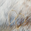 18k gold Diamond hoop