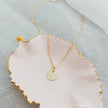 Stamped Heart Necklace