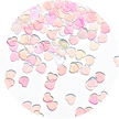 Rainbow(Transparent) Heart Glitter