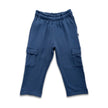 Youth Bamboo Fleece Cargo Pants | Black