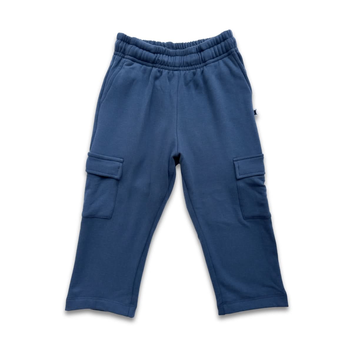 Youth Bamboo Fleece Cargo Pants | Black