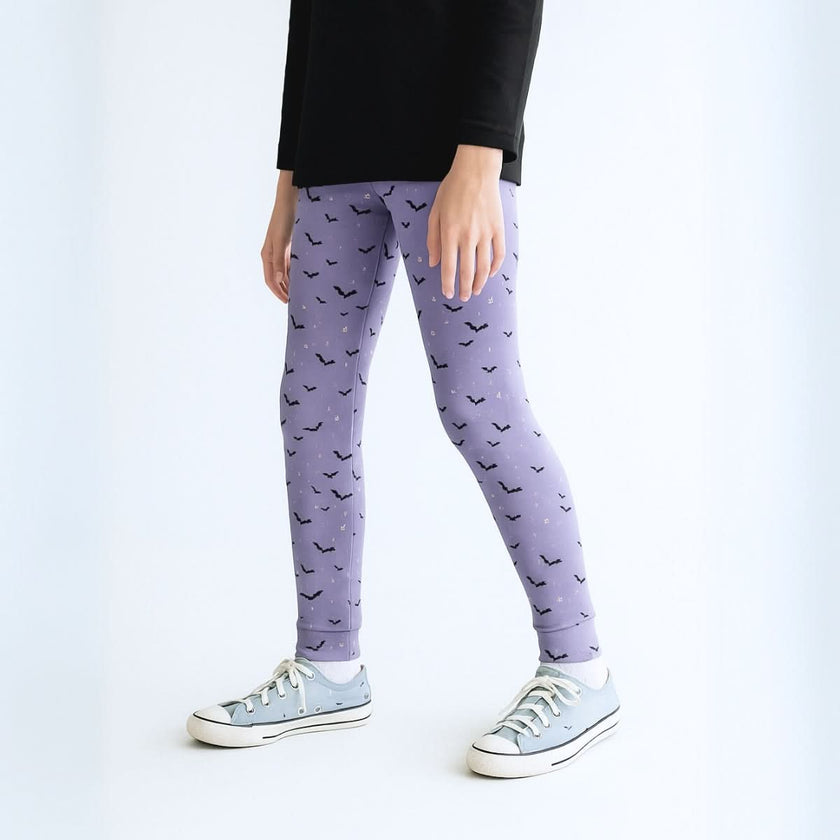 Youth Bamboo Leggings | Charcoal