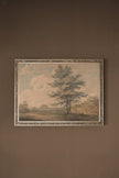 PAYSAGE OUBLIÉ, CADRE VINTAGE ARGENT