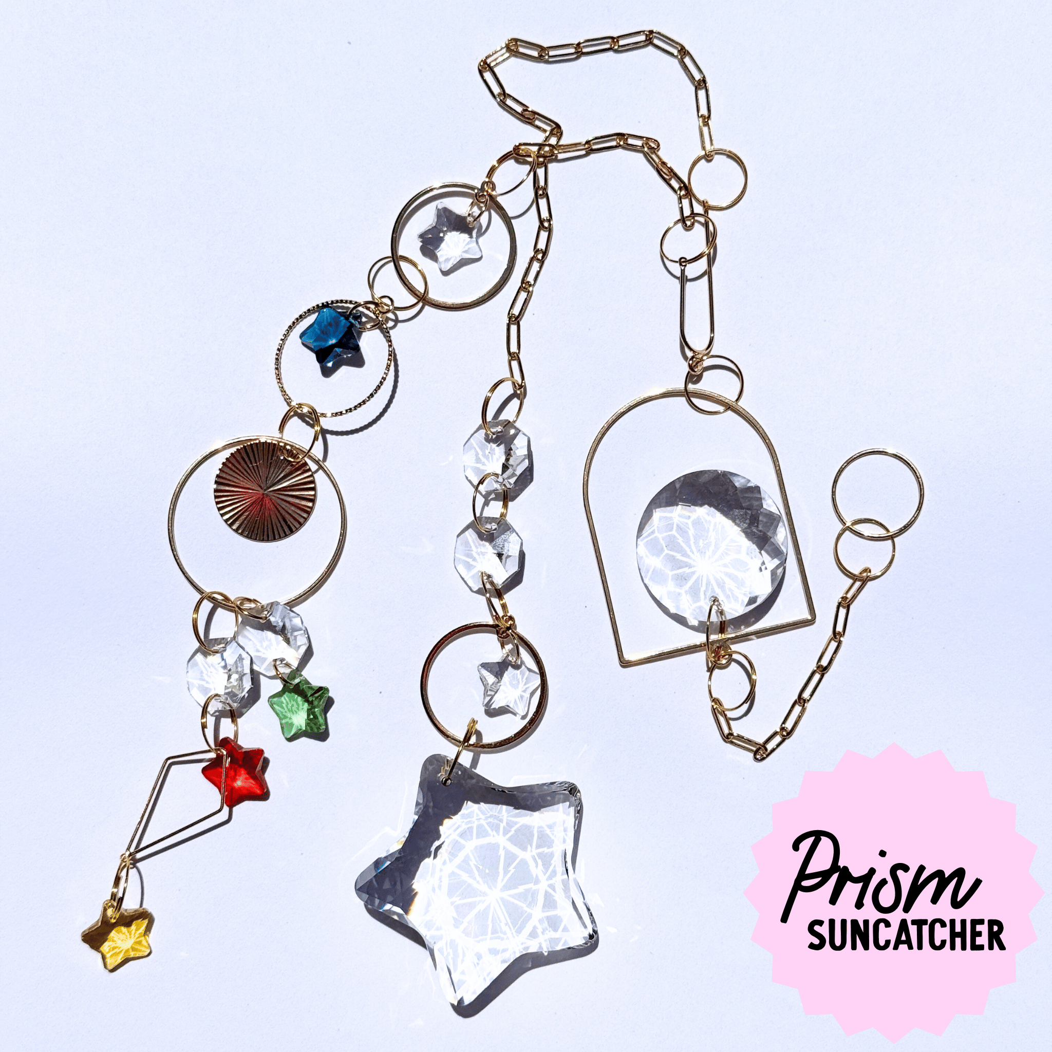 Falling Star Prism Suncatcher