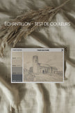 TOUR SOLITAIRE, Oeuvre sur toile étirée