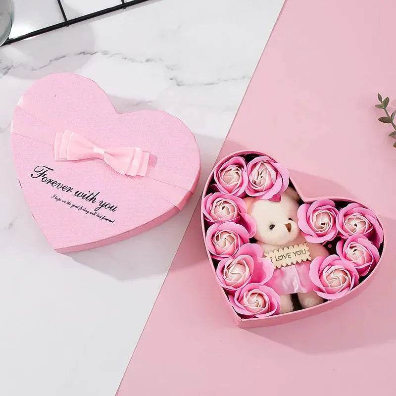 Heart-shaped Rose Red Gift Box New Year Christmas Gift Box Valentine's Day Christmas Gift Mother's Day Birthday Gift