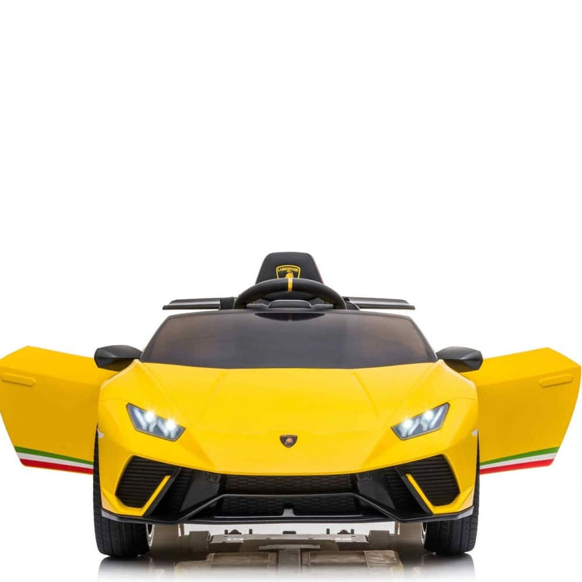 2026 12V Lamborghini Huracan DELUXE Kids Electric Ride On Car with Remote Control