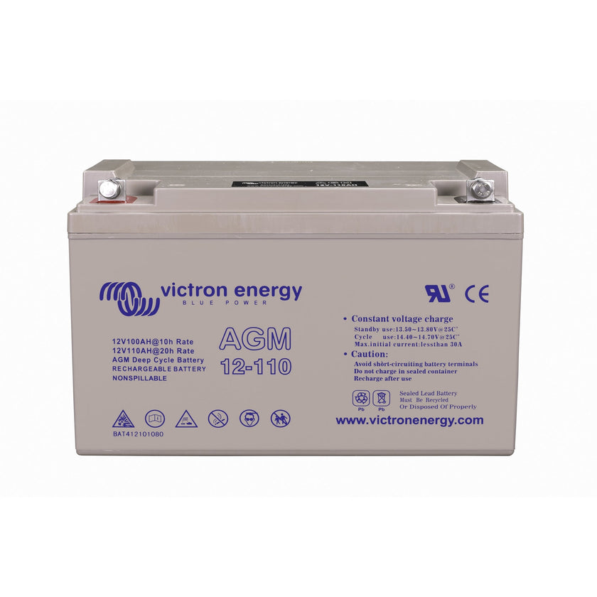 Victron Energy – 12V/110Ah Deep Cycle AGM Battery - Group 31 | BAT412101084