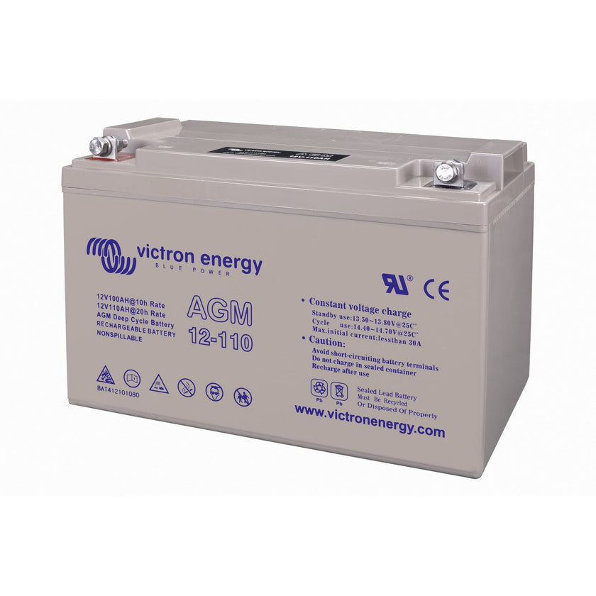 Victron Energy – 12V/110Ah Deep Cycle AGM Battery - Group 31 | BAT412101084