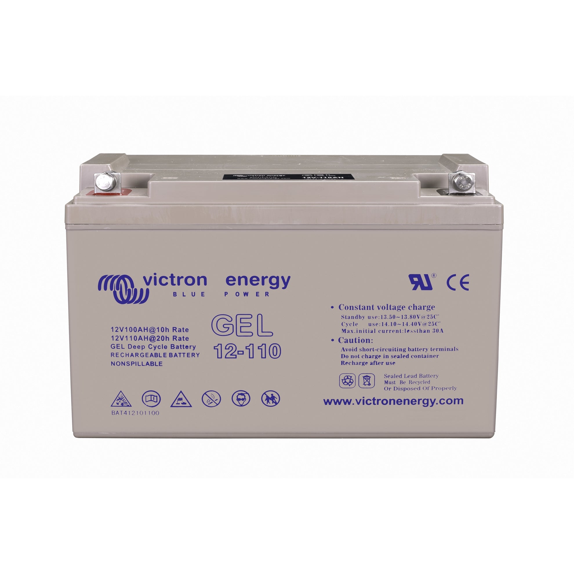 Victron Energy – 12V/110Ah Deep Cycle Gel Battery - Group 31 | BAT412101104