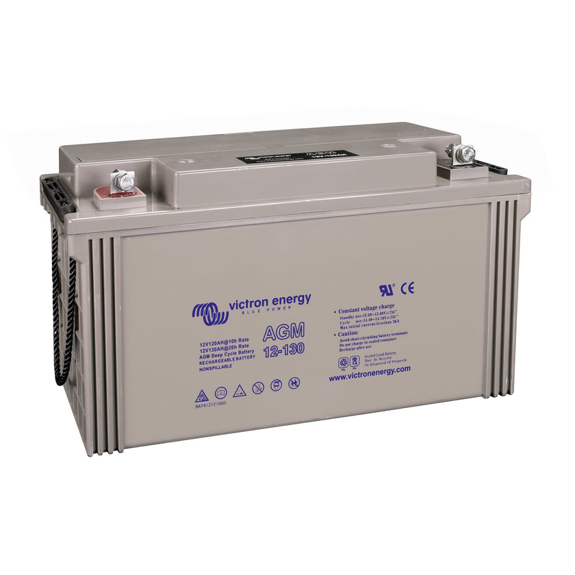 Victron Energy – 12V/130Ah Deep Cycle AGM Battery | BAT412121084