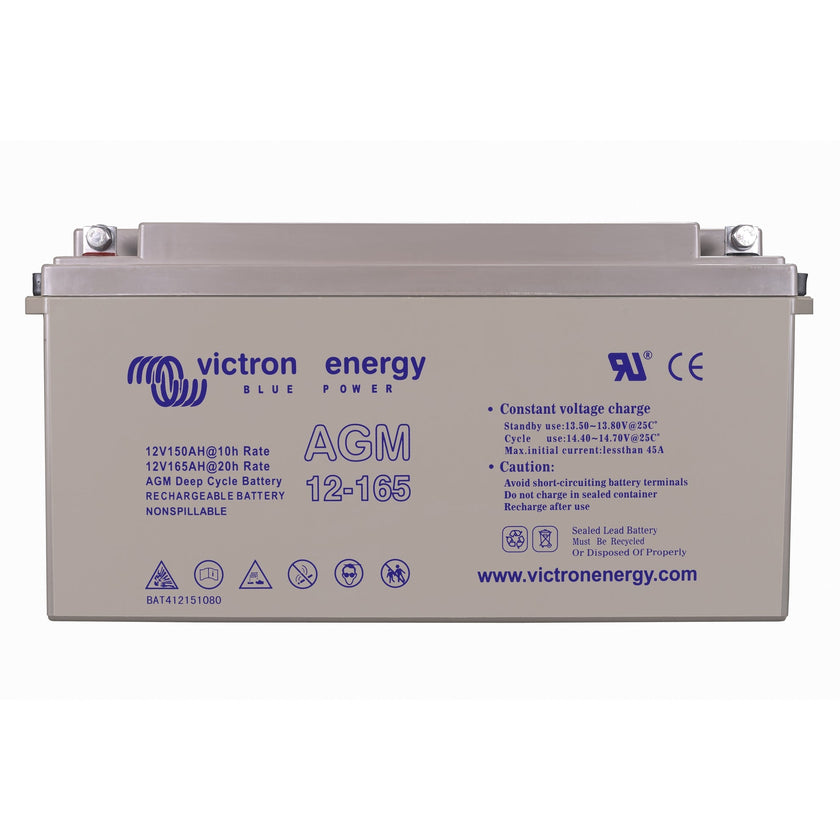 Victron Energy – 12V/165Ah Deep Cycle AGM Battery | BAT412151084