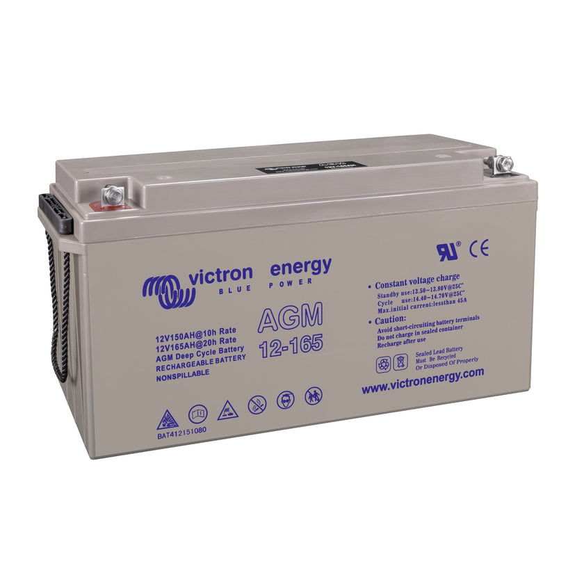 Victron Energy – 12V/165Ah Deep Cycle AGM Battery | BAT412151084
