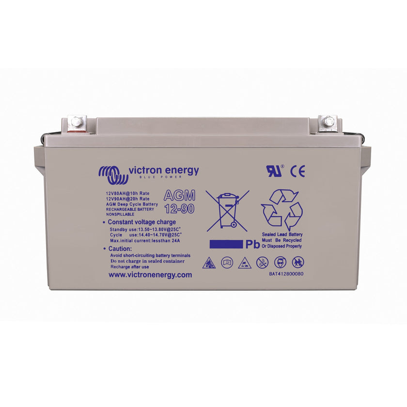 Victron Energy – 12V/90Ah Deep Cycle AGM Battery | BAT412800084