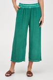 Women's Woven Capri Trousers