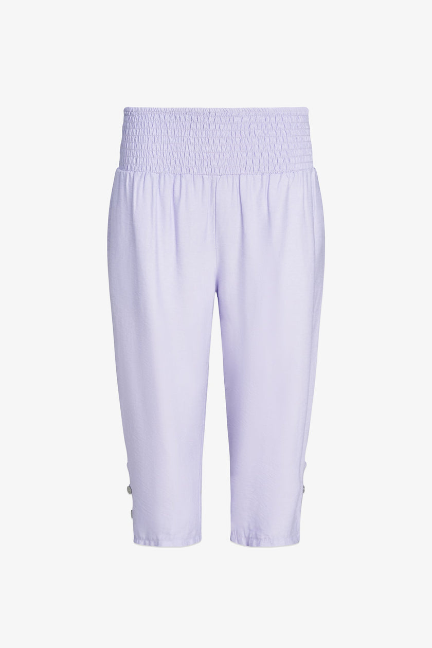 Women's Woven Capri Trousers