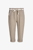 Women's Woven Capri Trousers