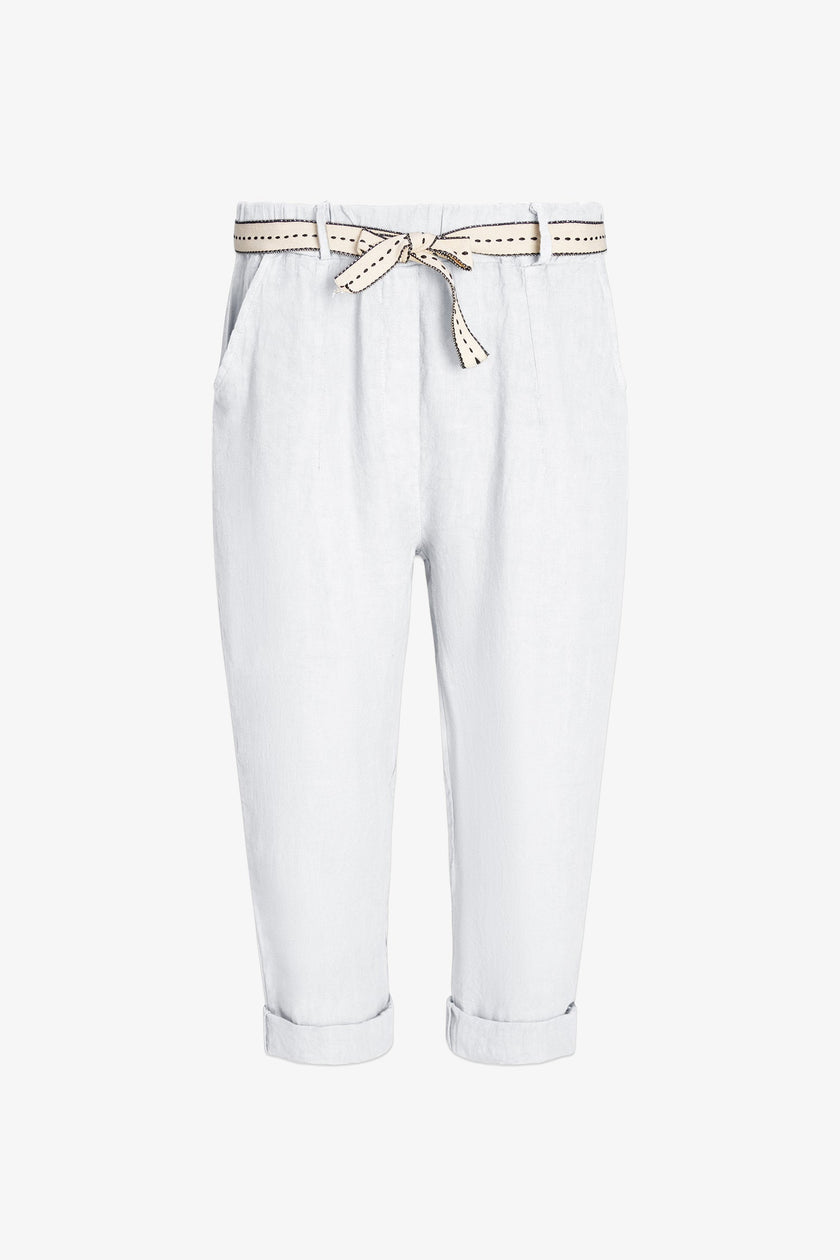 Women's Woven Capri Trousers