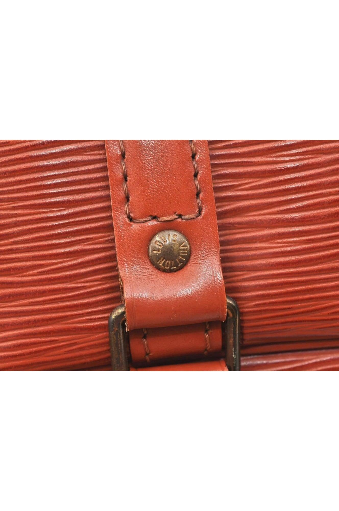Louis Vuitton Epi Porte Documents Voyage Briefcase M54473 Brown 6978K