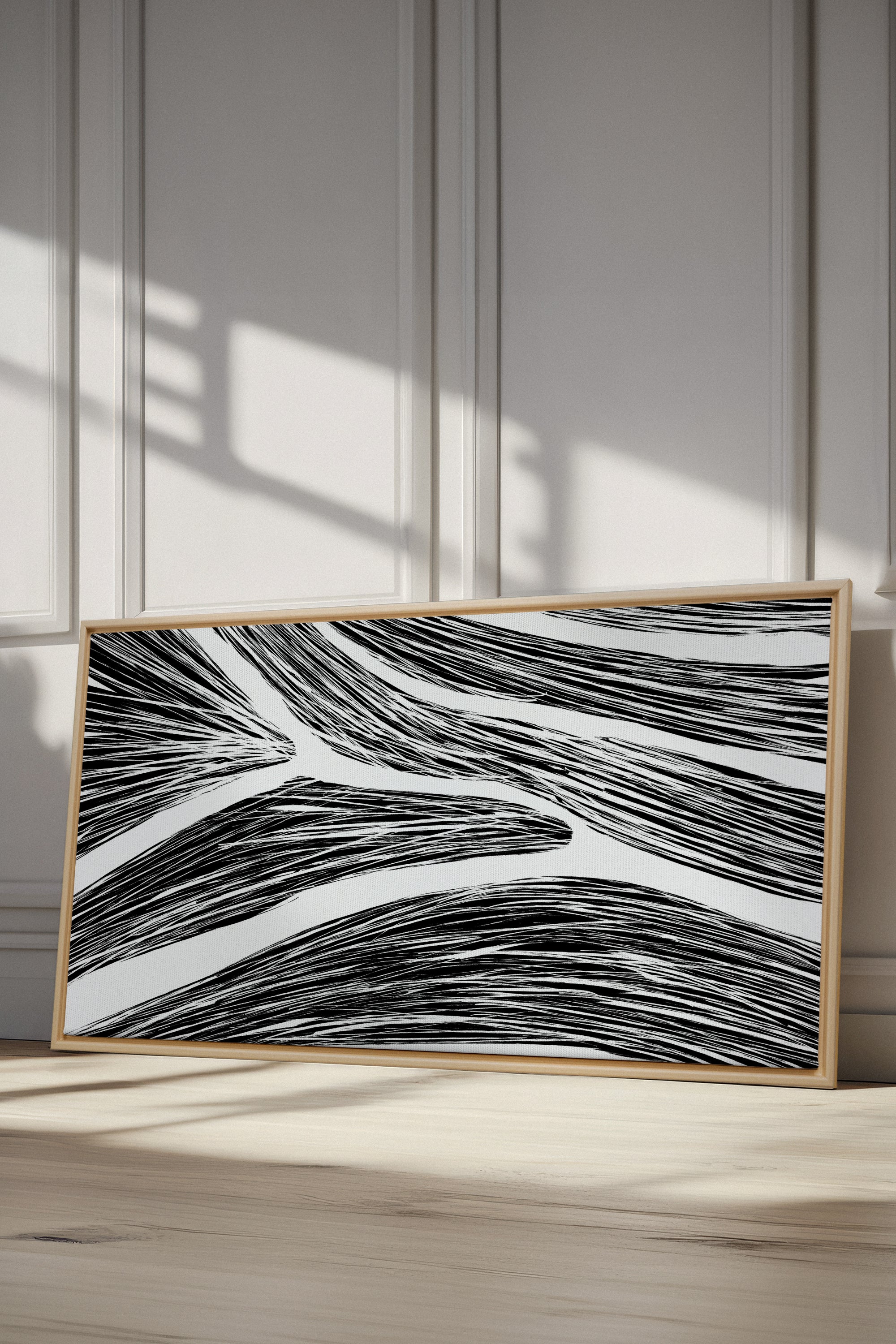 FLUID IMPULSES, Oeuvre sur toile étirée