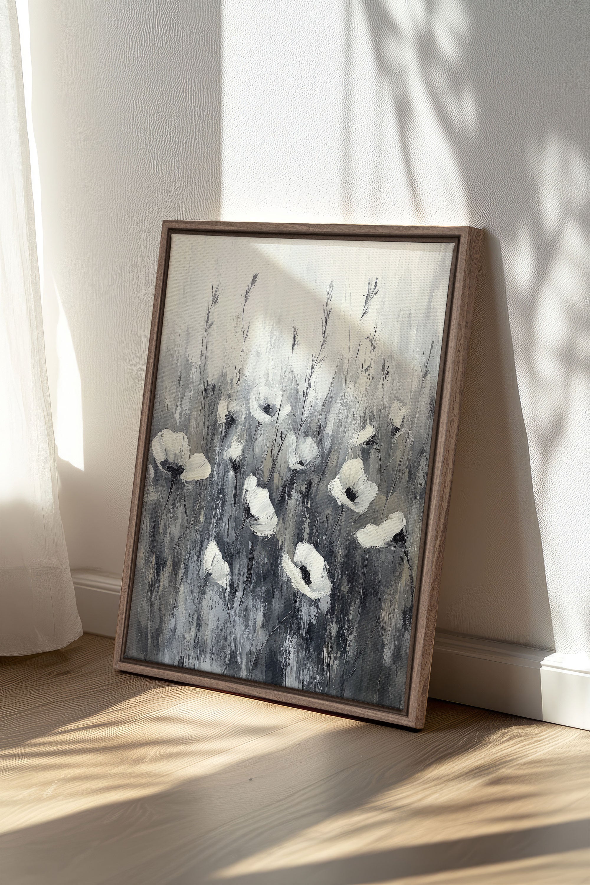 WHITE VEIL, Oeuvre sur toile étirée