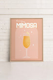 ORANGE MIMOSA, Oeuvre sur toile étirée