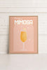 ORANGE MIMOSA, Oeuvre sur toile étirée