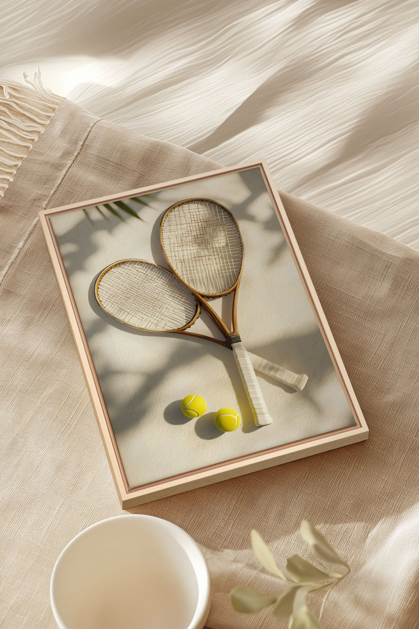 MATCH D'ÉTÉ, Oeuvre sur toile étirée