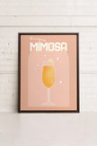 ORANGE MIMOSA, Oeuvre sur toile étirée